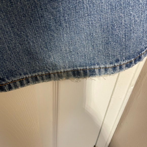 PARKE OFFICIAL Crossover Jean LEVI’S Baggy/Grunge in Medium Wash Denim  Size XL - Picture 7 of 8